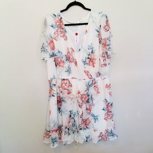 Ruffle Floral Dress